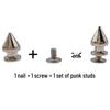 180-Piece Cone Rivet Set with Installation Tool for Leather Decoration