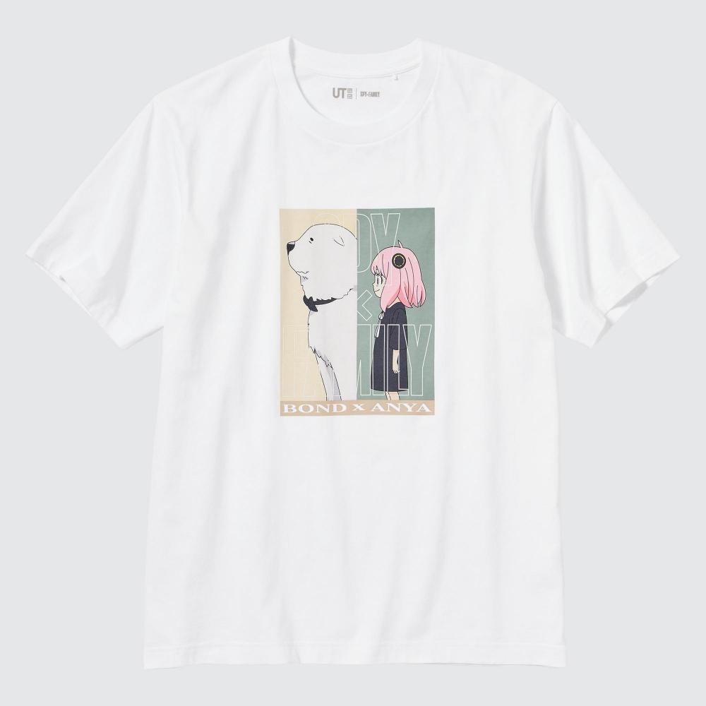 

UNIQLO JAPAN SPYFAMILY Vol.2 Футболка с рисунком UT с коротким рукавом, стандартная посадка