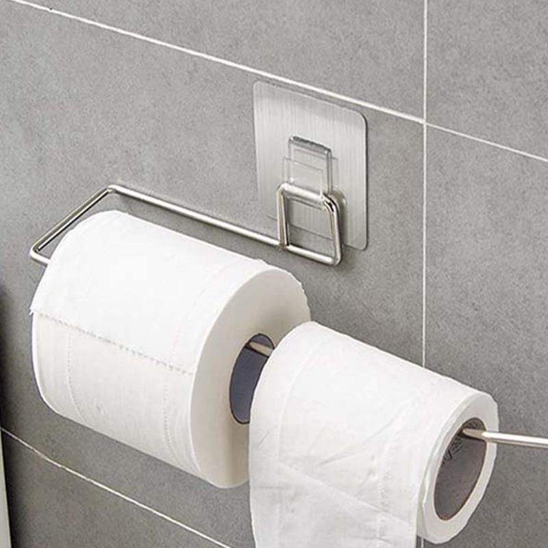 Kitchen Paper Holder Hanger Tissue Roll Towel Rack Hanging Organizer Storage Hook Holder