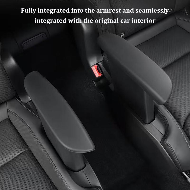 For Tesla Model YL 6 Seat Center Console Armrest Box Protect Cover Second Row Armrest Elbow Support Anti-Scratch Protection Case