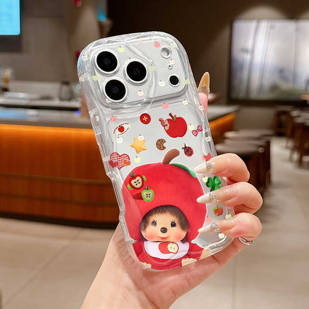 Ins Cute M-Monchhichis Phone Case For Samsung Galaxy A17 M16 A56 A36 A26 A16 A06 A15 A54 A34 A24 A14 A04 A13 A73 A53 4G 5G