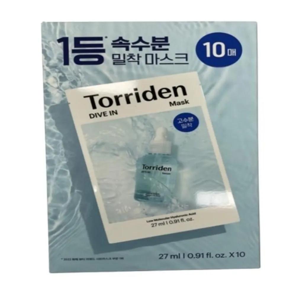 

TORRIDEN Dive In Low Molecular Weight Hyaluronic Acid Mask 10 Sheets //SMG