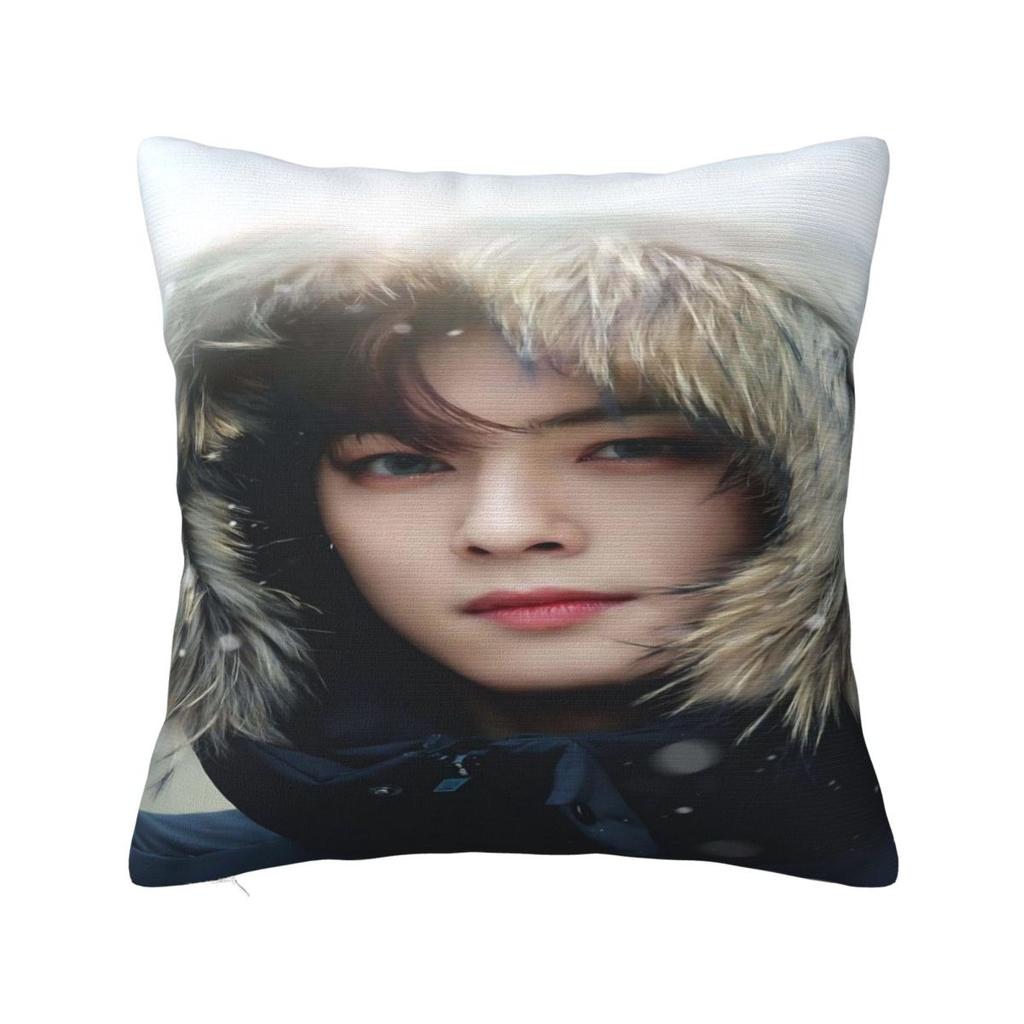 Cha Eun Woo Pillow Cover Soft Pillow Case Cushion Cover Vintage Design Pillowcases For Sofa Bedroom Home Decor