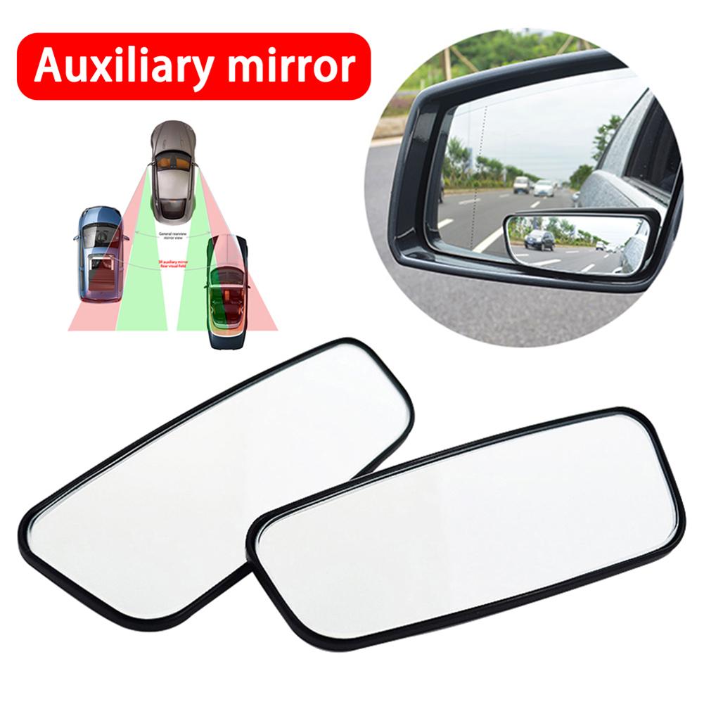 Driving Safety Black And White Rear View Mirror 360 Blind Spot Mirror 360 Rotation Eliminate Blind Spots High-quality Glass