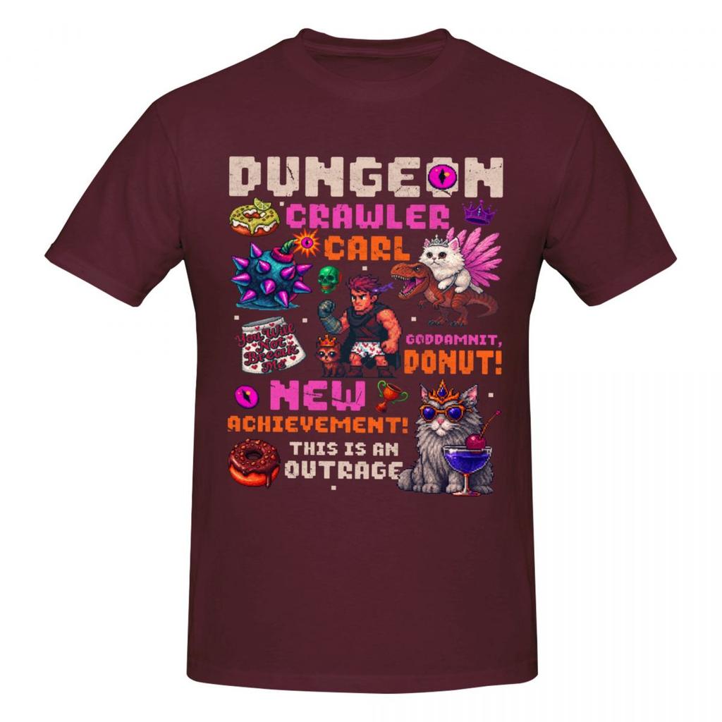 Dungeon Crawler Carl Vintage T Shirts Graphic Y2k Unique Short Sleeve Unisex Wounisex Tshirt Clothing