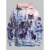 2026 Fashion 3D Digital Print Hoodie Wild Wolf Clan Forest Pattern Men Women Casual Sweatshirt Streetwear Trendy Pullover