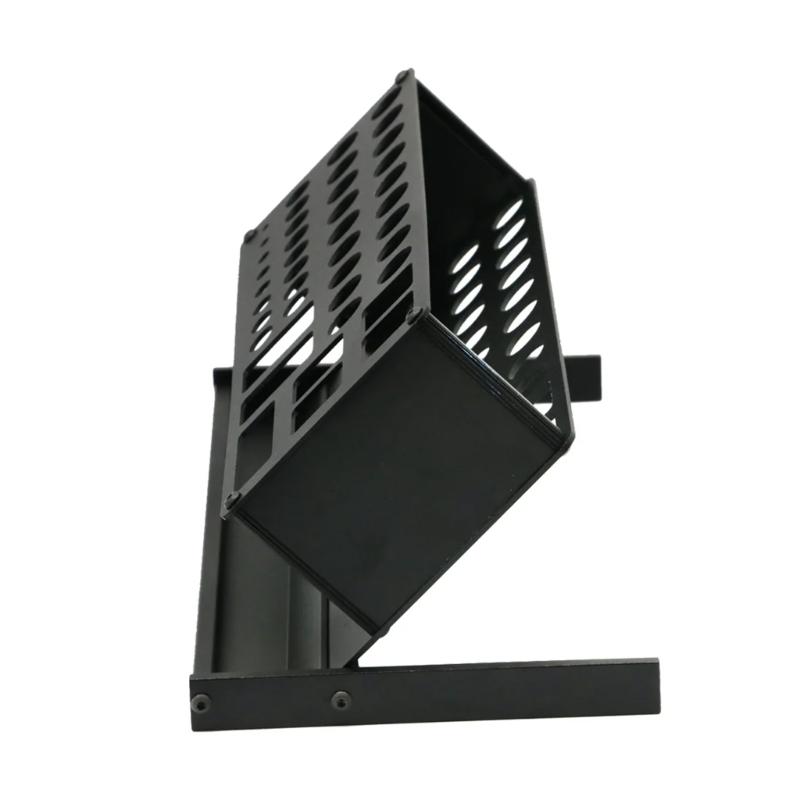 Heavy Duty Metal Desktop Screwdriver Organizers Storage Rack Holder For Tools Accessories Compact Tool Kit Management