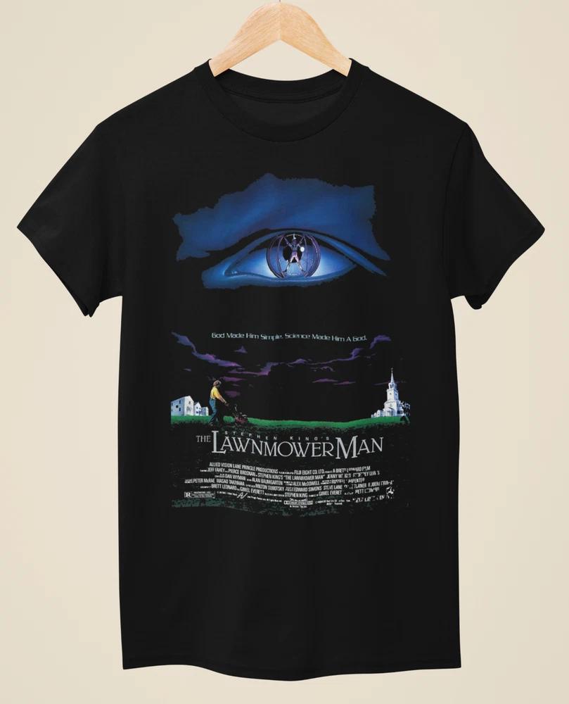 The Lawnmower Unisex Movie Poster Inspired Unisex Black TShirt S
