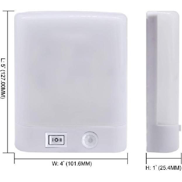 Square Motion Sensor Light - 4W 280LM Warm White (3400K) 12V RV Interior Li