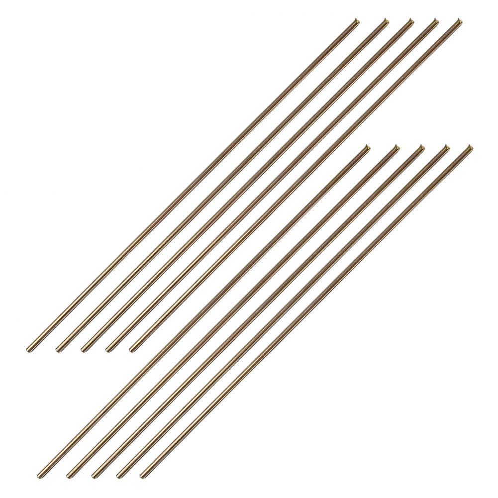 Brazing Wire (Set of 25) in Brass Material Perfectly Suited for Oxyacetylene Welding Applications at a Length of 250mm