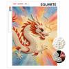 Dragon Pearl Kit 5D DIY Round Rhinestone Art Craft for Adults Home Wall Decoration Beginner Friendly Frameless Design