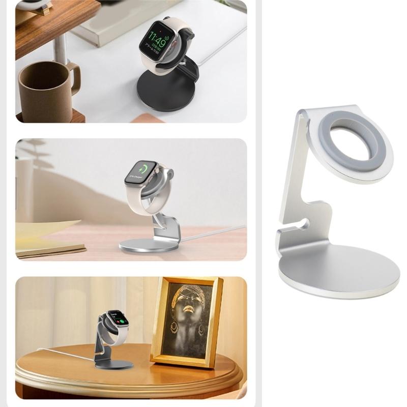 Aluminum Bracket Charger Dock Station Charging Holder for Intelligent Watch Stand Wireless Charging Station Replacement
