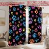 2D flache Fotokulisse Beliebter Fotografie-Banner Bunte Tierpfoten 100% Polyester Feiertagsdekorationen für