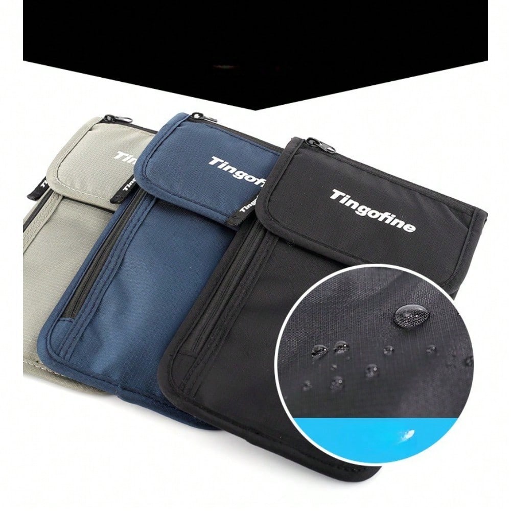 Travel Passport Bag Multifunctional ID Bag Waterproof Passport Clip RFID ID Bag Neck Bag