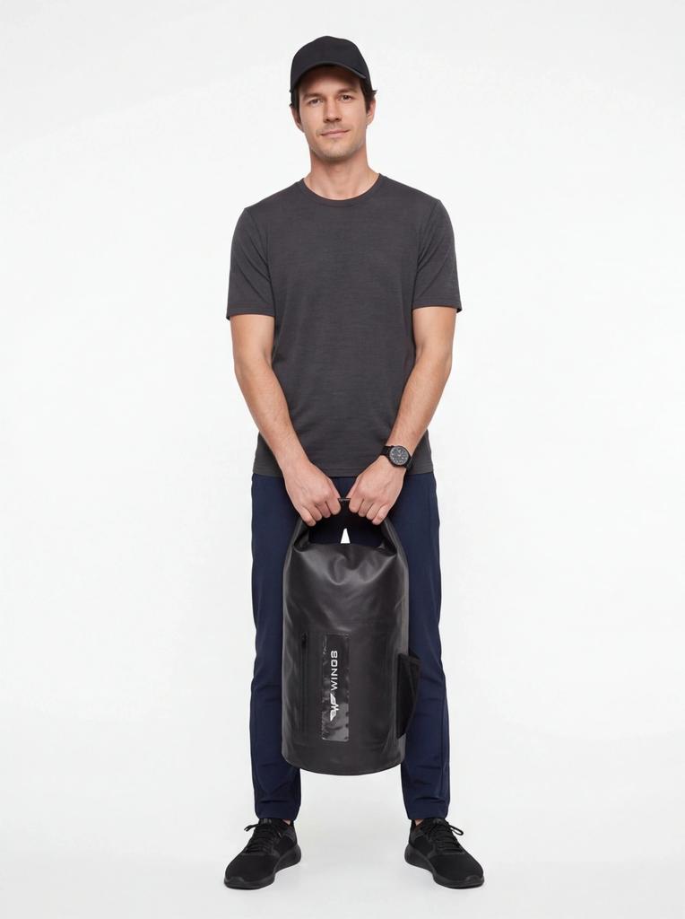 Dry Bag 22L With Backpack Function Black