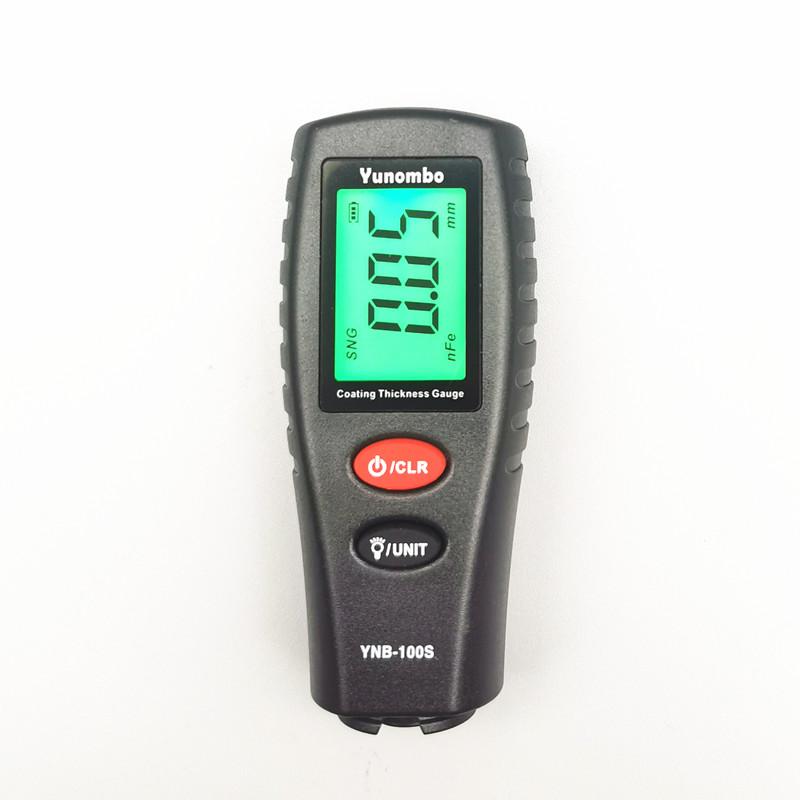 

Yunombo YNB-100/YNB-100S Digital Car Paint Thickness Meter Thickness Tester Coating Thickness Gauge with English Russia Manual