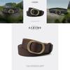 Korean Vintage Minimalist Metal Belt For Jeans No Hole Design Stylish And Trendy Students For