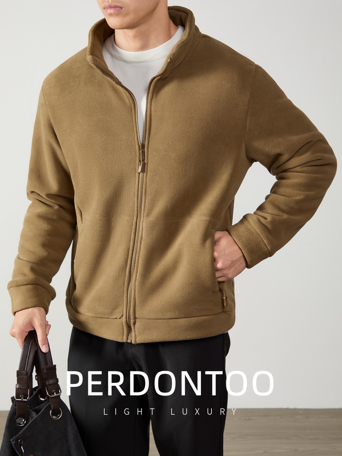 

Men’s High-End Heat-Retaining Winter Coat with Fleece & Lambswool, Stand Collar, Commuter-Friendly, Versatile 5XL хакі