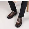 Men's British Style Business Leather Shoes - Comfortable, Versatile, Thick-Soled Formal Casual Footwear