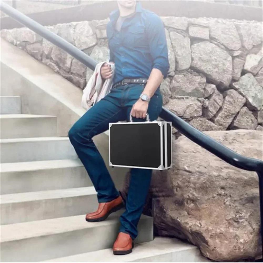 Aluminum Handheld Tool Box Impact Resistant Tool with Sponge Lining Case Portable Instrument Box Storage Case