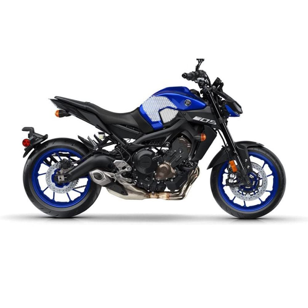 STOMPGRIP Traction Pad Tank Kit Black ICON FZ09/MT09 14-20 55-14-0092B