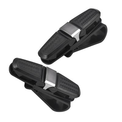 Sunglasses Holder for Car Sun Visors Eyeglass Hanger Clip Card Ticket Holder