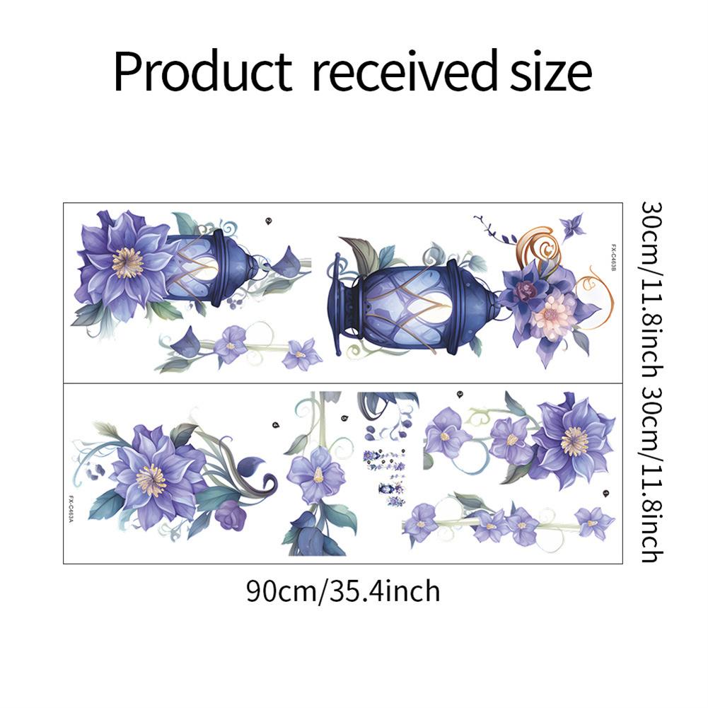 2Pcs Wall Stickers, Bird Wall Decals, Removable Wall Art Decor, Waterproof Stereo Flower Home Decoration For Bedroom, Children's Room, Kindergarten