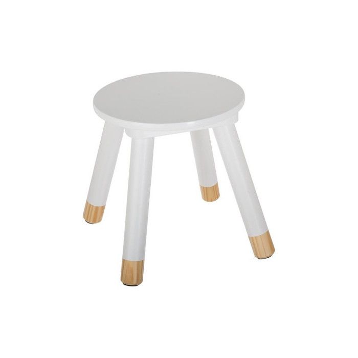 Tabouret enfant douceur Atmosphera - Blanc