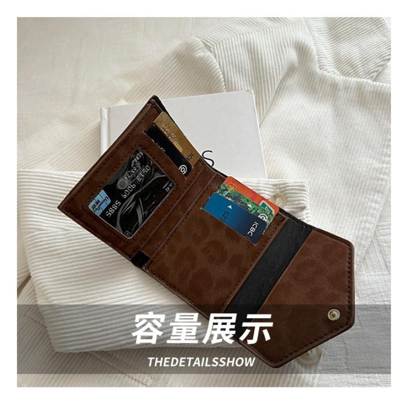 Women Luxury Short Wallet Portable Bifold Multi-Function Credit Card Holder Clutch Coin Purse Lightweight Wear-resistant Bags