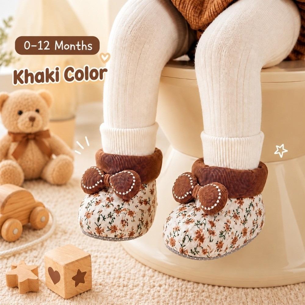 Warm Toddler Snow Boots Corduroy Baby Footwear Cute Newborn Baby Shoes