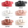 Color Vintage Trouser Dress Belts Horseshoe Buckle Waistband Decorative Waist Strap Leather Belt