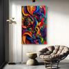 Samtida Abstrakt Väggkonst Canvas Tryck Poster Modern Färgglad Ljus Stark Bild för Vardagsrum Heminredning Cuadros