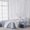 190*210*240cmSexy Mosquito Net Palace Four Door King/Queen Double Size Home Single Bed Prevent Insect Outdoor Square Grace White Canopy Net