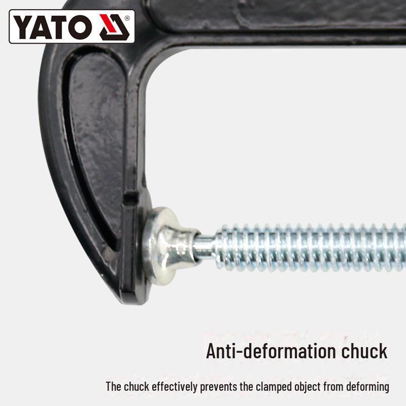 Yiertuo G-Shaped Woodworking Clamp with Deepened Rocker - Versatile G & C Type Fixture