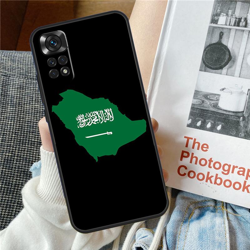 Kingdom of Saudi Arabia Flag Phone Case For Xiaomi Redmi Note 12 12S 12C 13C 10 10C 10A 9 9C 10S 11S 11 Pro Soft Cover