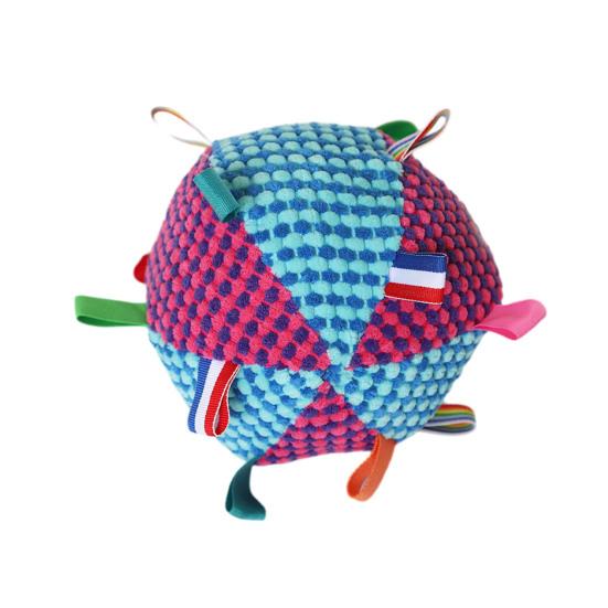 Dogs Sound Ball Puppy Toy Ball with Built-in Bell Chew-Friendly Toss And Fetch Ball for Dogs Training Interactive Play Boredom Relief