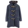 Duffel Coat Blue Hood Women Used