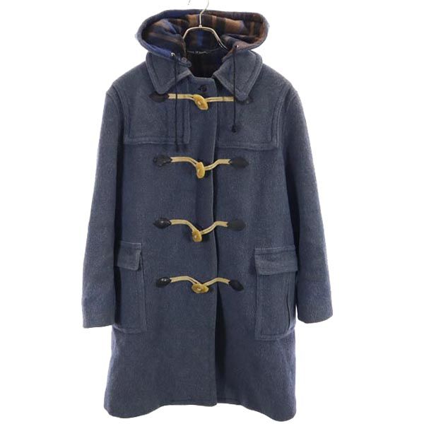 Duffel Coat Blue Hood Women Used