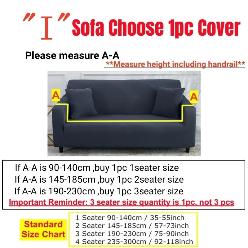 High Quality 1/2/3/4 Seater Sofa Cover Regular Shape L Shape Sofa Cover Stretchable All Inclusive Pet Furniture Protector cover