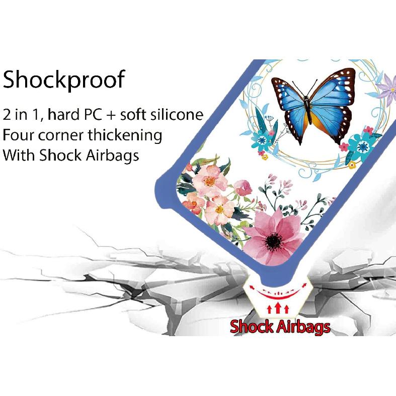 

ATT SL104D Case Compatible with Summit SL104D Phone Case Cover [with Tempered Glass Screen Protector][Hard PC + Soft Silicone][Ring Support]