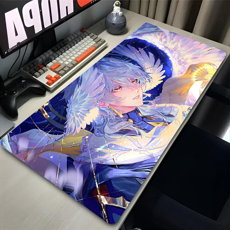 Kawaii Angel Mouse Pad Honkai Star Rail Sunday Large XXL Notbook Gamer Extended Desk Mat Japanese Anime Esports Gaming Mousepad
