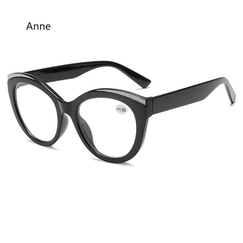 

Women s Cat Eye Personalized Big Frame Presbyopia Glasses with Oval Frame Anti Blue Light Radiation Blue Light Glasses 4