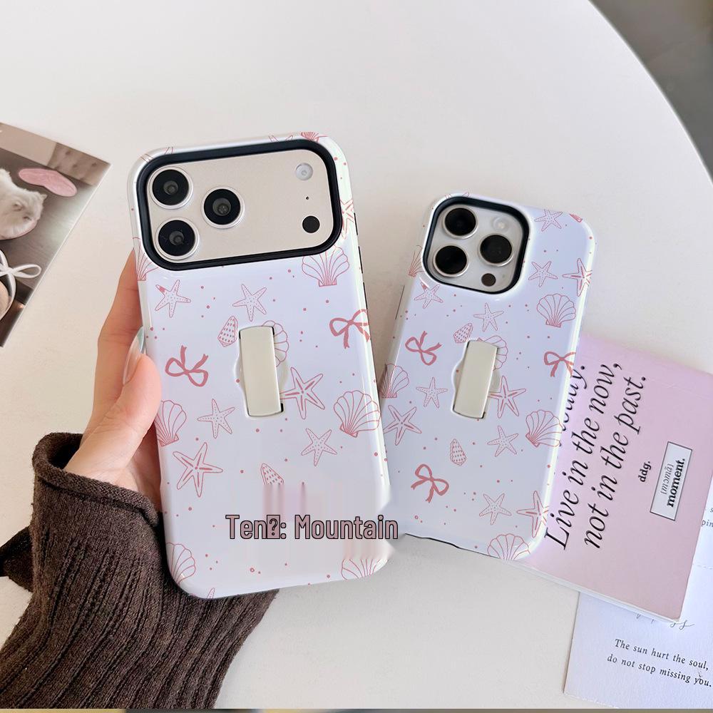 

New Glossy Cross Finger Ring & Stand Case for Apple 16 Pro Max Apple 14 Pro