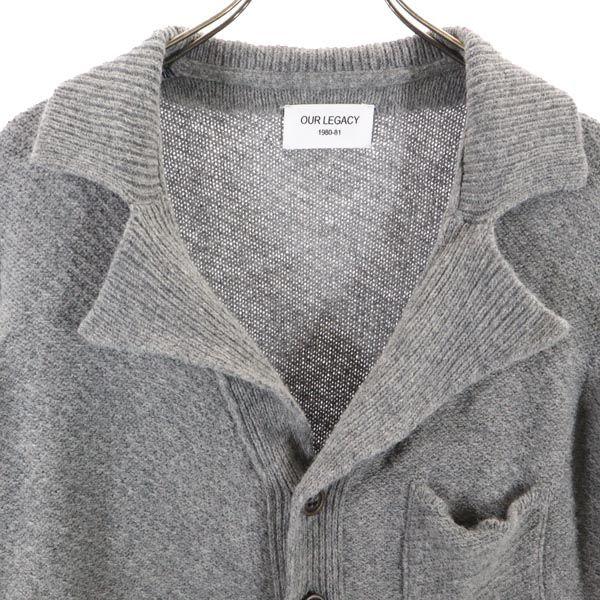 Our Legacy Knit jacket XS gray Men's Used