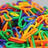100/400Pcs Plastic Parrot Parakeet Bird Non-toxic C-clips Hooks Chain Chew Toys