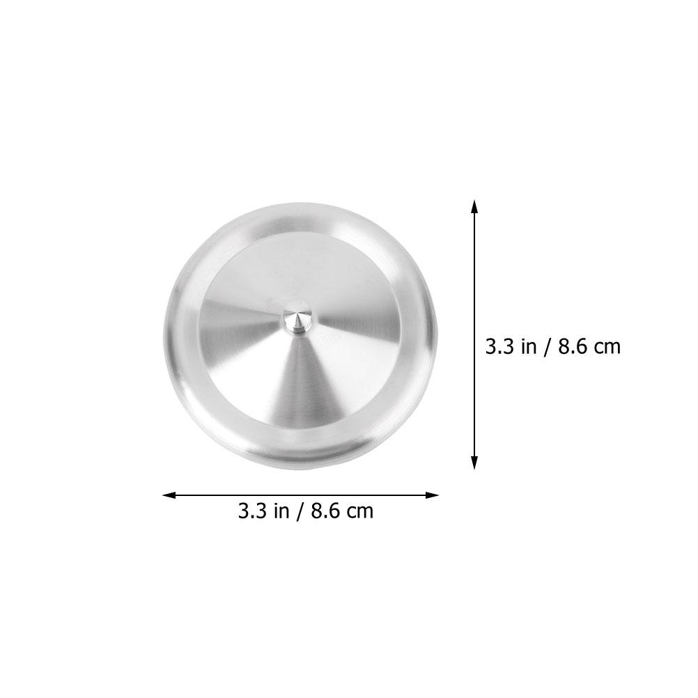4Pcs Round Metal Cup Lid Fine Craftsmanship Sealing Cover for Mugs Bottles Replacement Lid for Kitchen Office Cup Cover