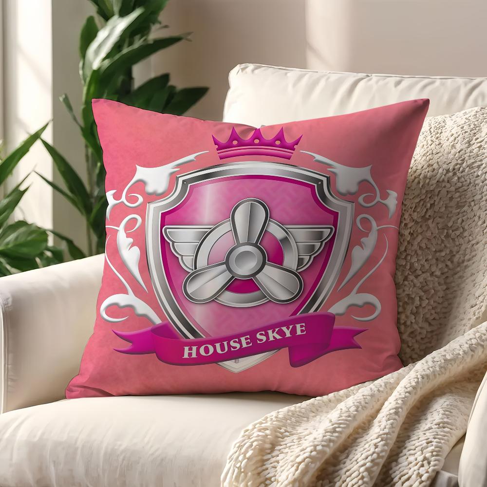 Federa per cuscino distintivo P-Patrol Miglior cuscino da caffè per Home Office P-PAWS Stampa Decorazione Divano Stanza Negozio Auto Semplicità Nordica Colpo
