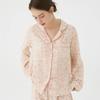 Lunaluz Women S Cotton Long Sleeve Collar Neck Two Piece pajamaS 2c 