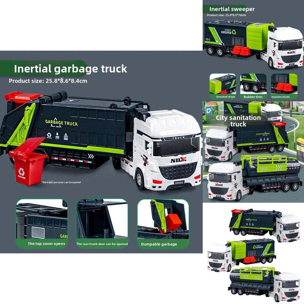 Engineering Vehicle Model With Inertia Drive For Boys Playroom And Collectors