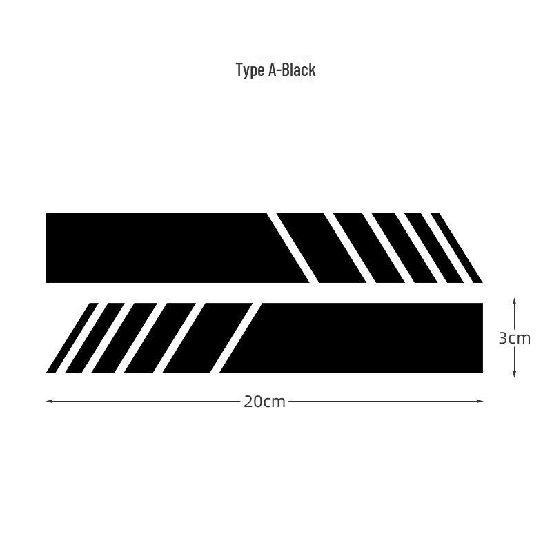 Popular Car Rearview Mirror Decorative Arrow Stickers - Reflector Scratch Cover Decals